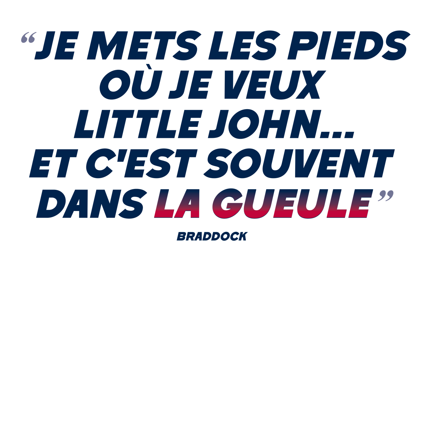 Les pieds où je veux